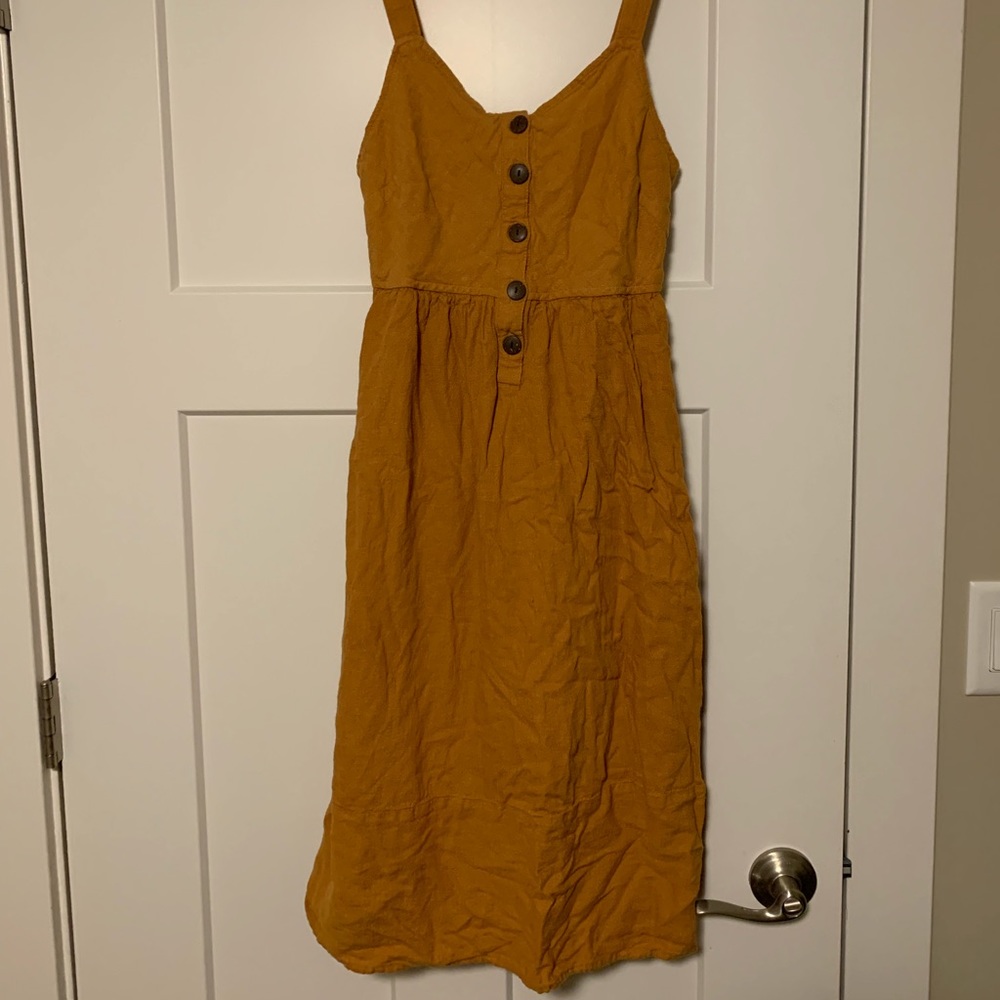 Mustard yellow sundress